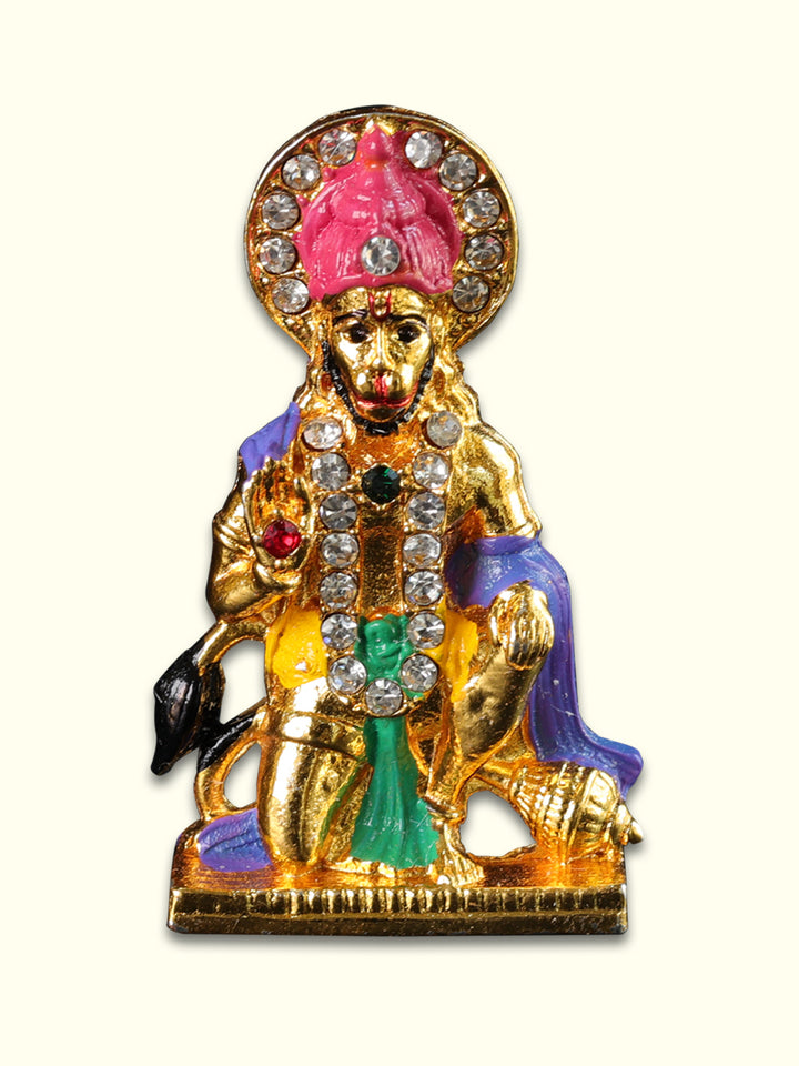 2" Hanuman Idol for Car Dashboard & Table Décor