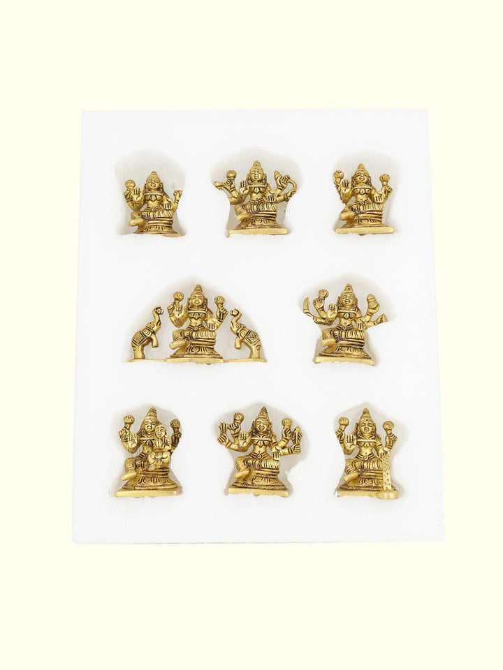 3” Majestic Brass Astalakshmi Super Fine Set