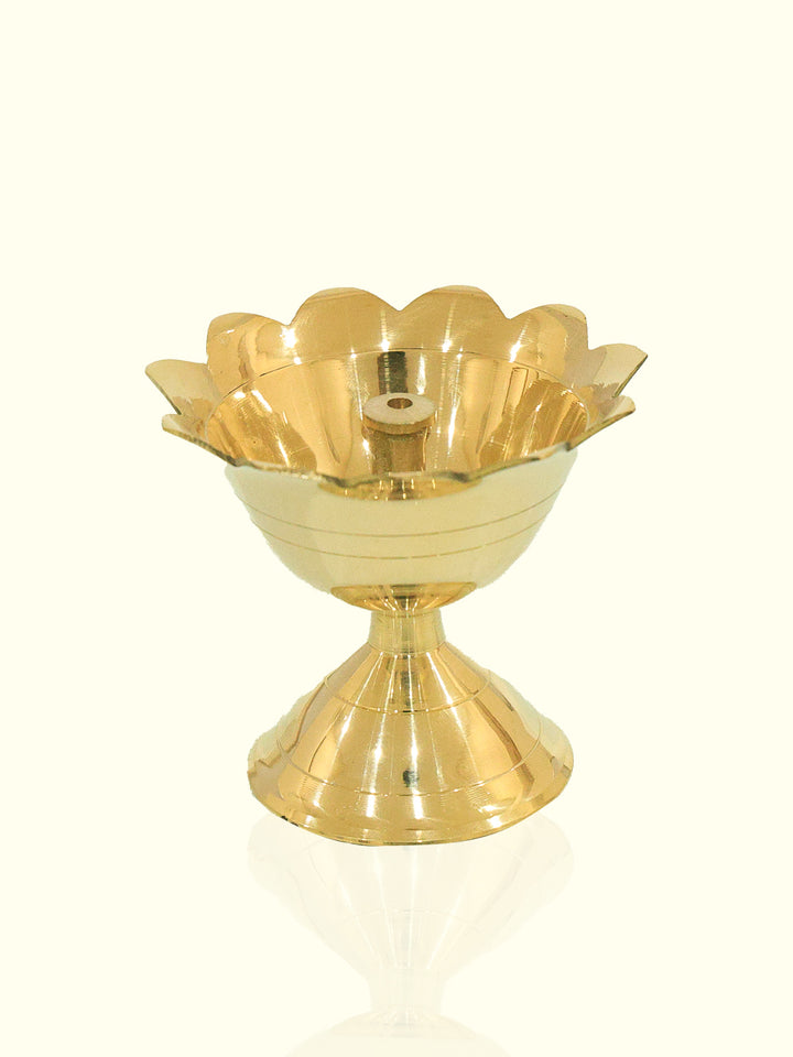 2.9" Brass Devdas Lamp