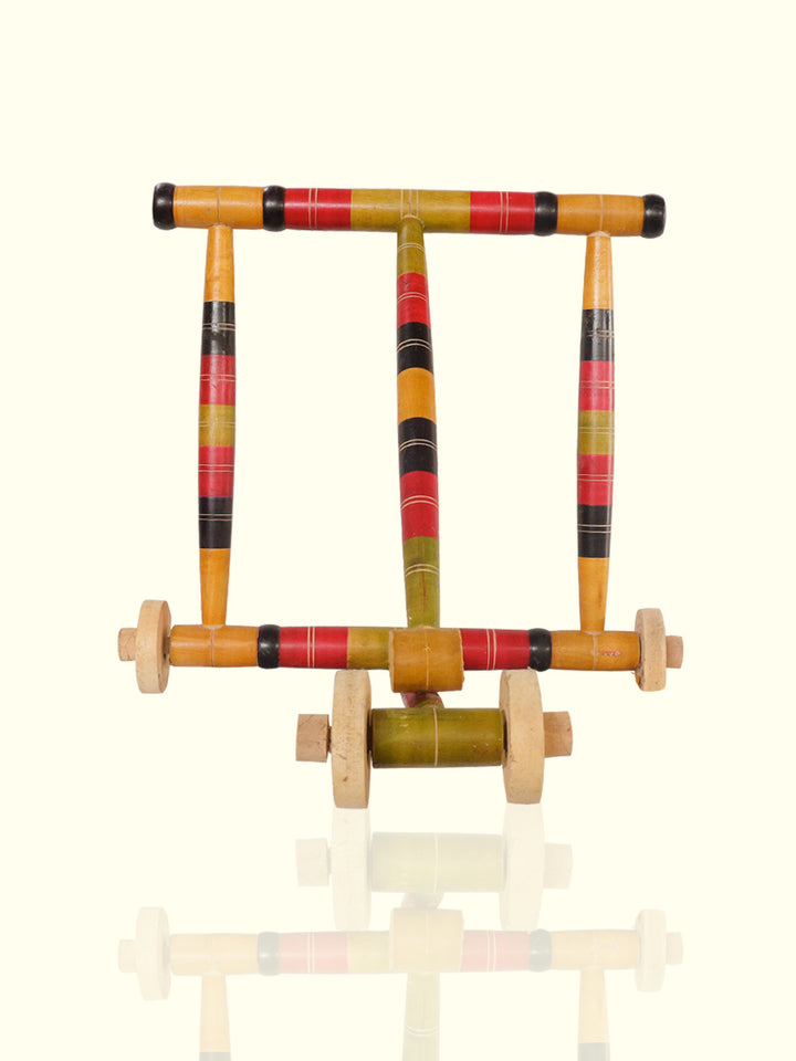 18" Wooden Multi-colour Walker for Toddlers