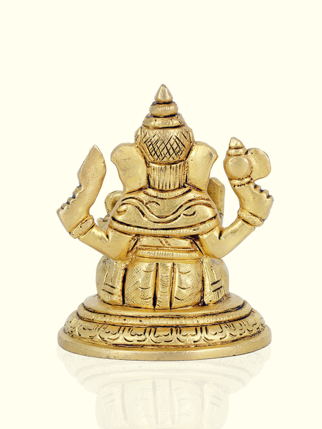 3.5” Brass Oval Base Ganesh