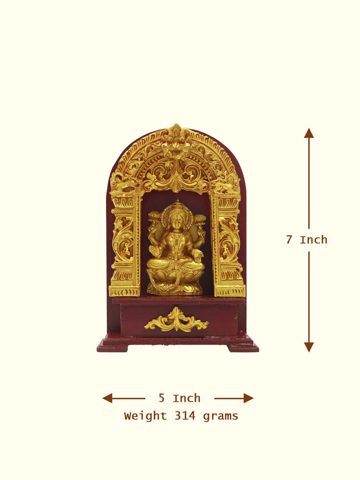 7" Wooden Base Simple Arch Lakshmi