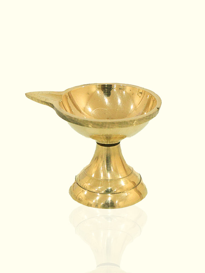 1.7" Brass Pan Deepam