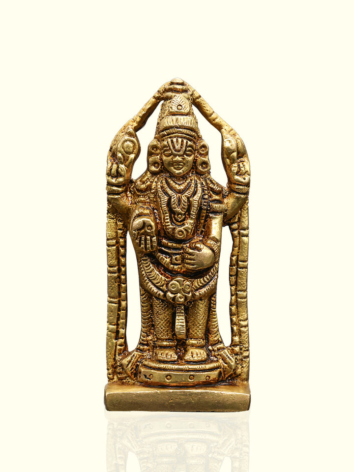 4" Brass Balaji Idol