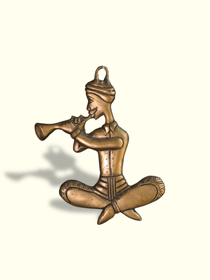 6" Man Playing Music Instrument (Brass)