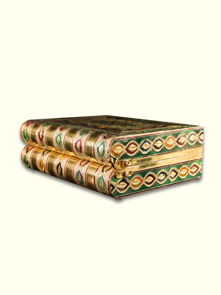 8.75" Wide Wooden Jewellery Box