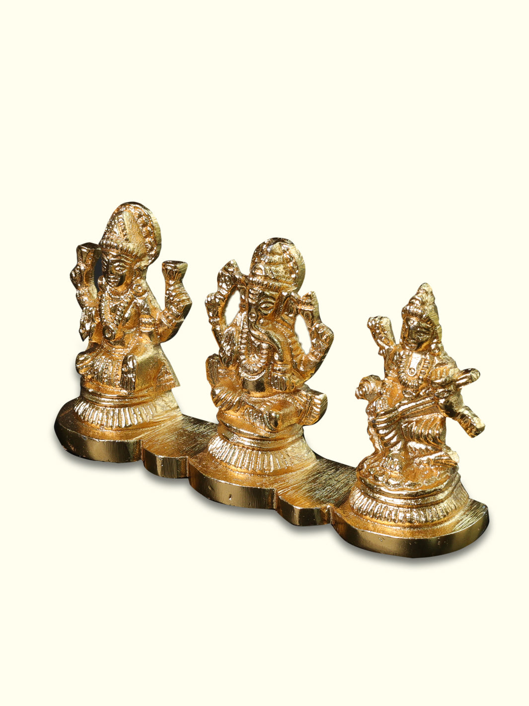 4" Wide Lakshmi, Ganapathy & Saraswathi