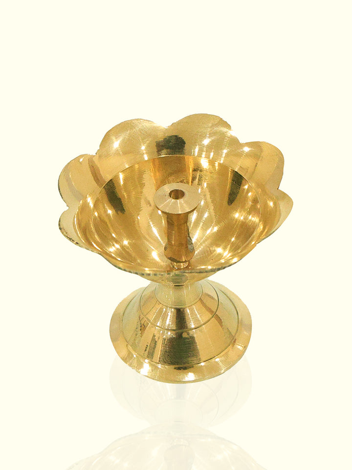 1.8" Brass Devdas Lamp