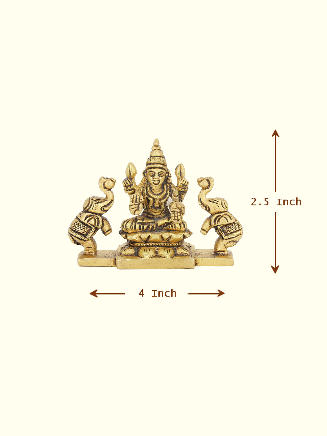 2” Elegant Brass Astalakshmi Super Fine Set