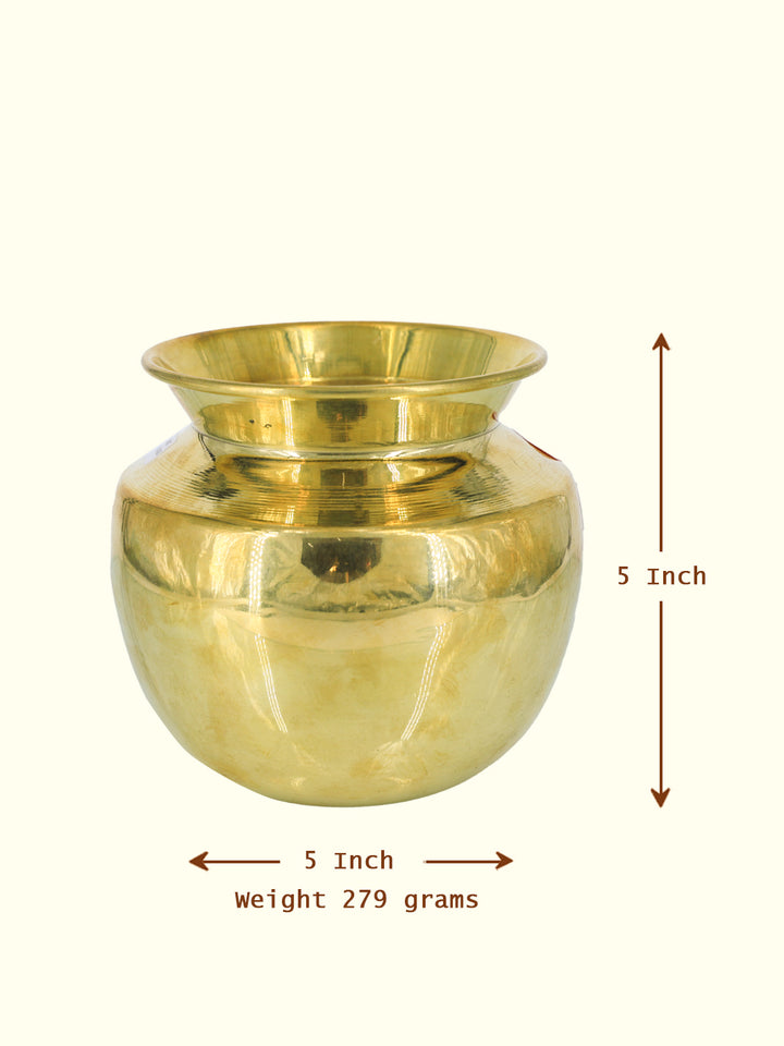 5" Brass Pooja Kalasham