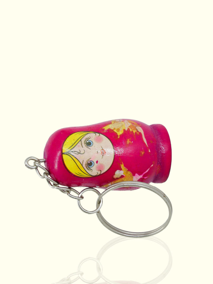 3.75" Matryoshka Wooden Key Chain