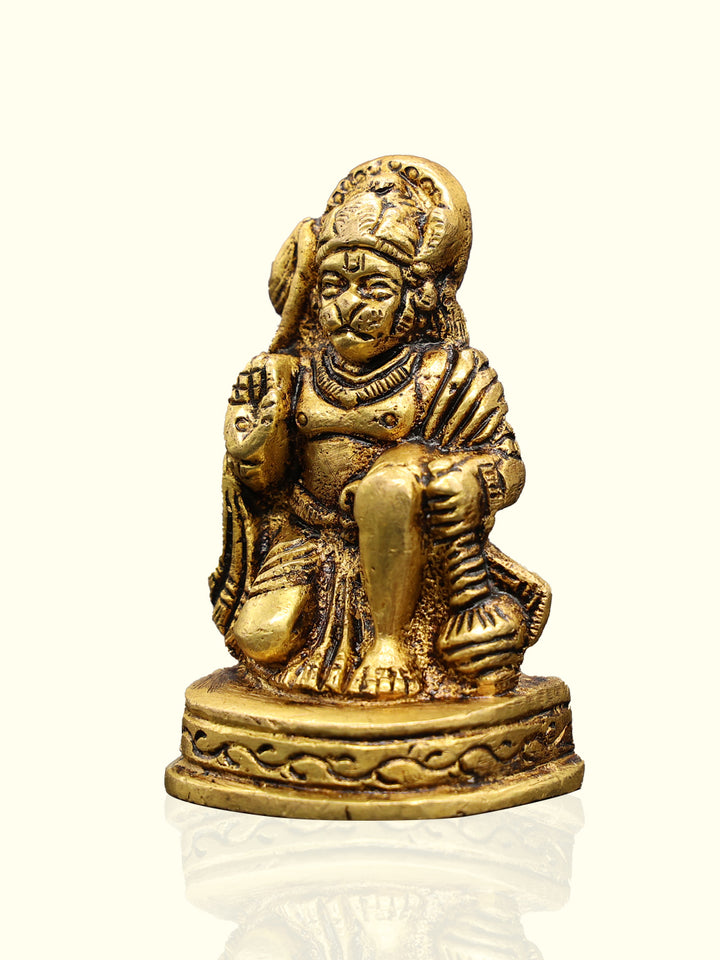 2.5" Brass Hanuman Idol