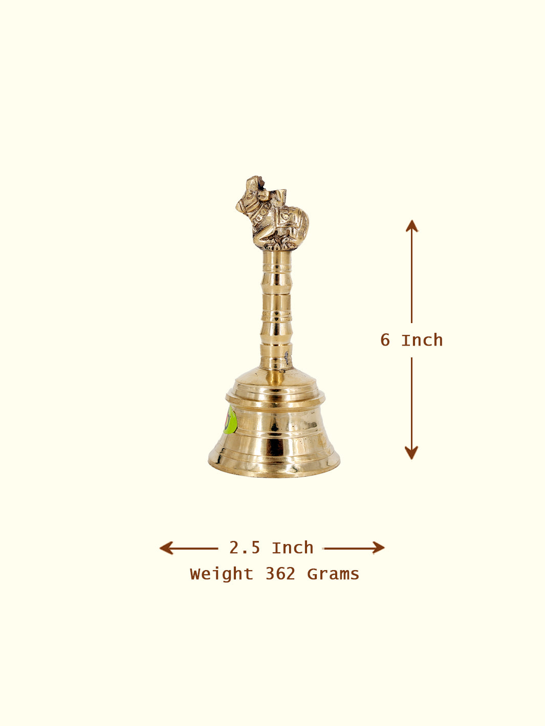 6” Brass Polished Bell