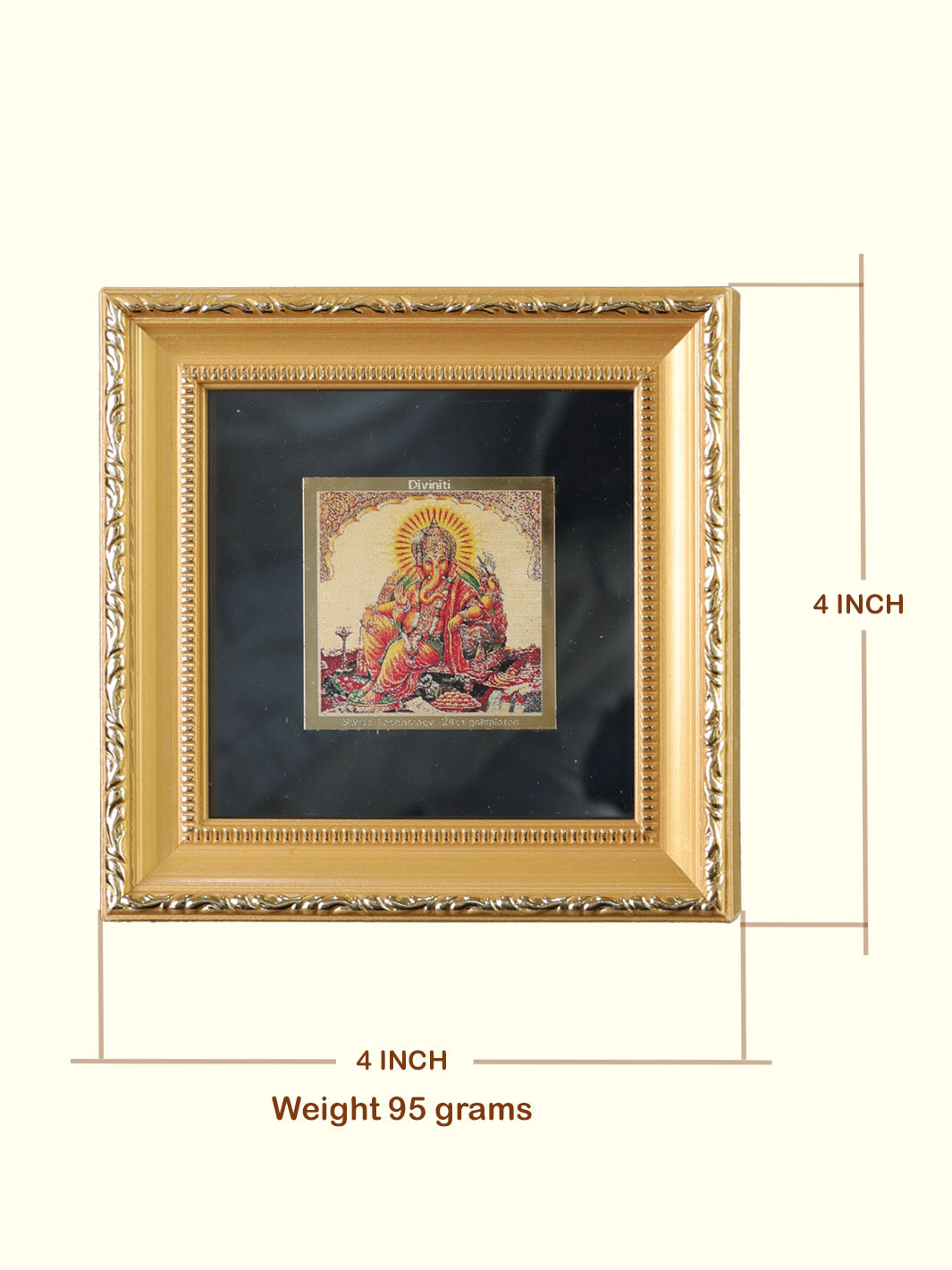 4" Ganapathy Photo Frame