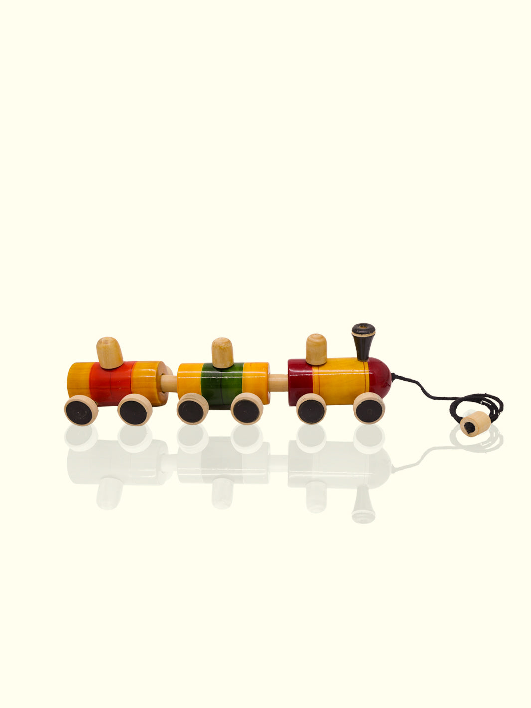 10.5" Wide Wooden Train Toy for Kids and Home Decoration