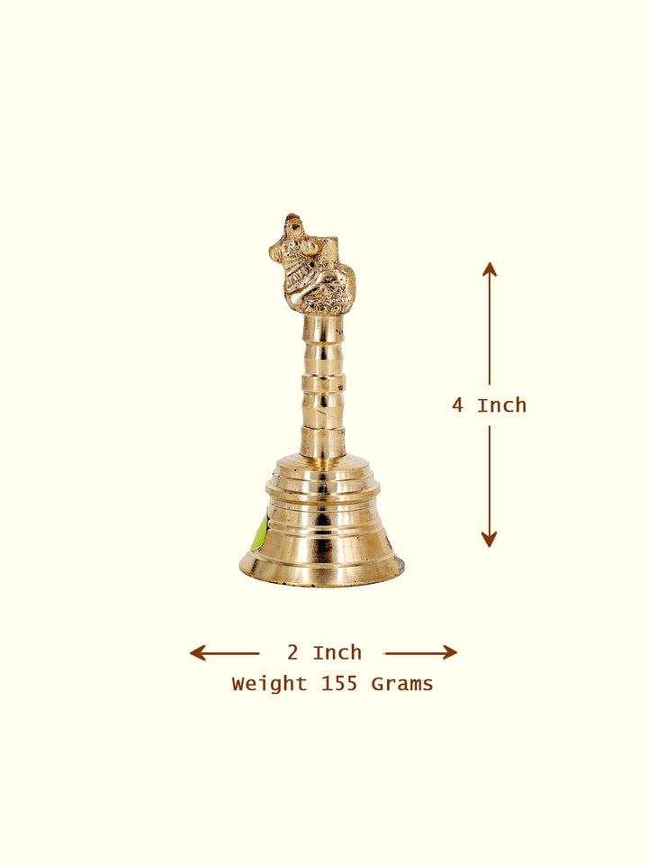 4" Brass Polished Bell