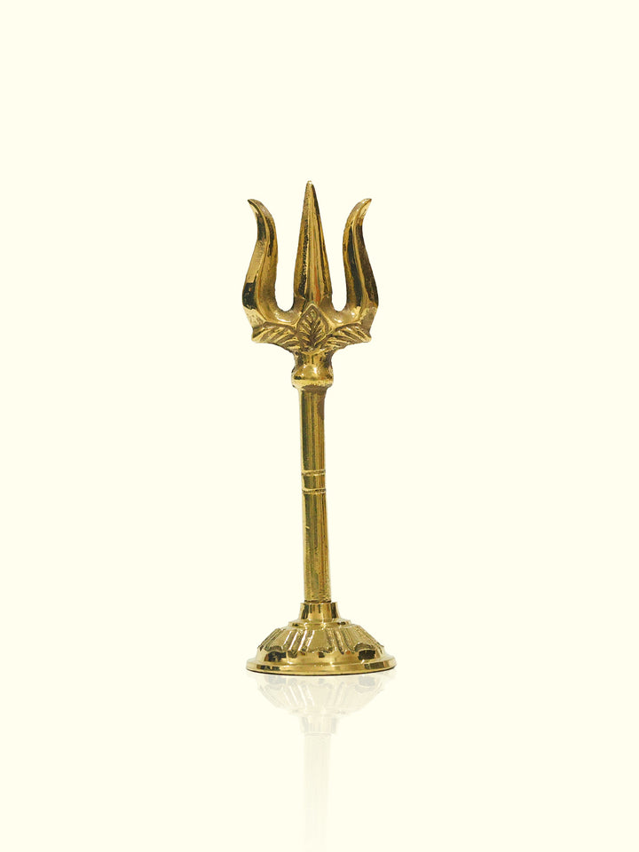 4" Brass Trishul Stand