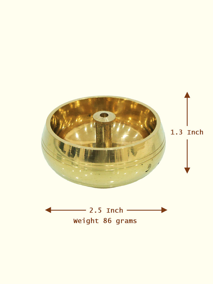 2.5" Brass Kubera Pyali