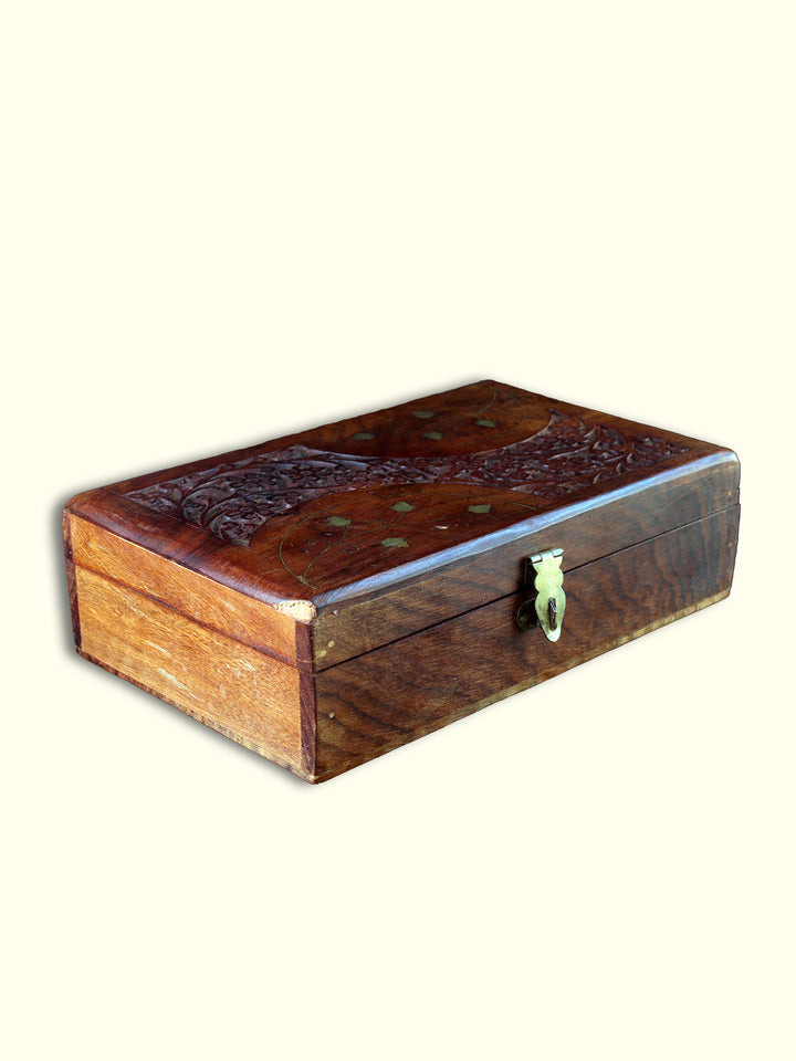 8" Wooden Box (Rectangle Shaped)