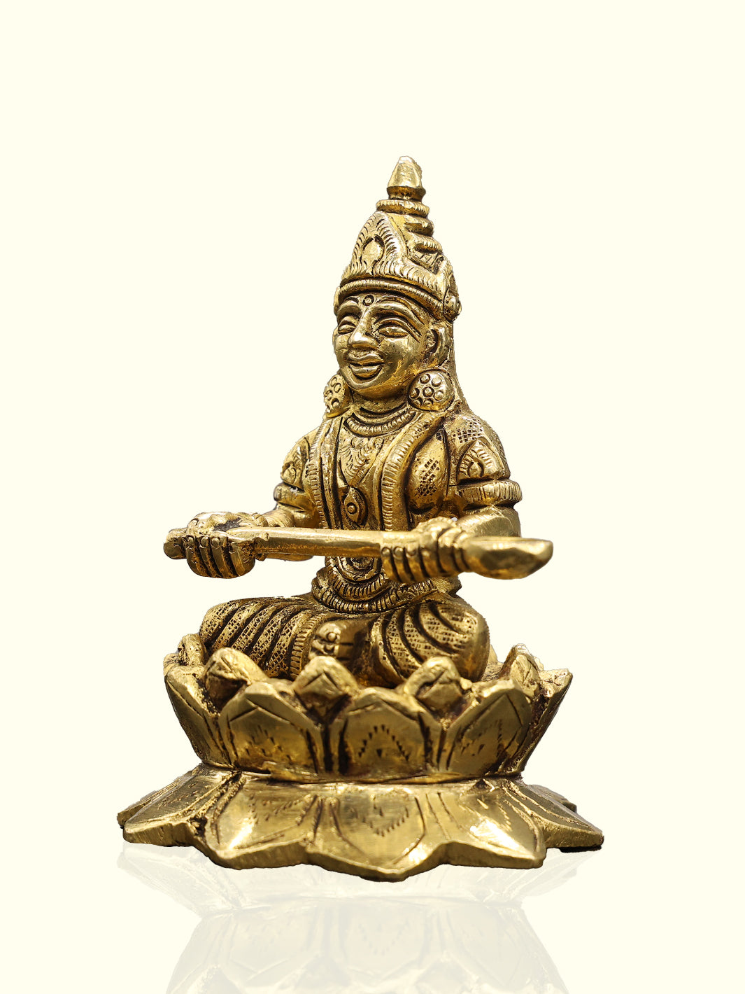 4" Brass Annapoorani Idol