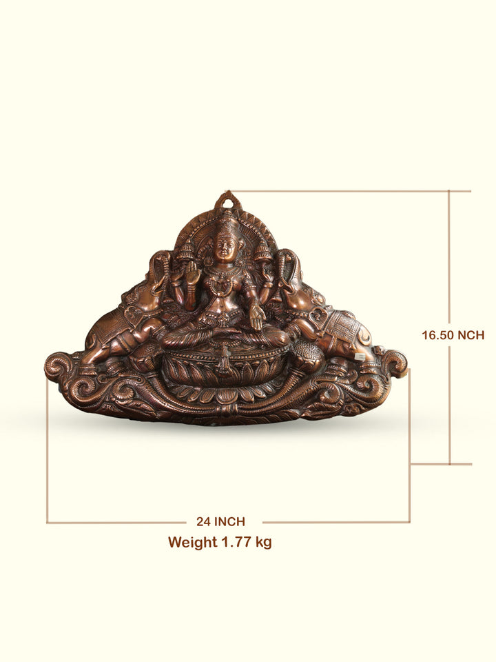 24" wide Gajalakshmi Idol Home Décor