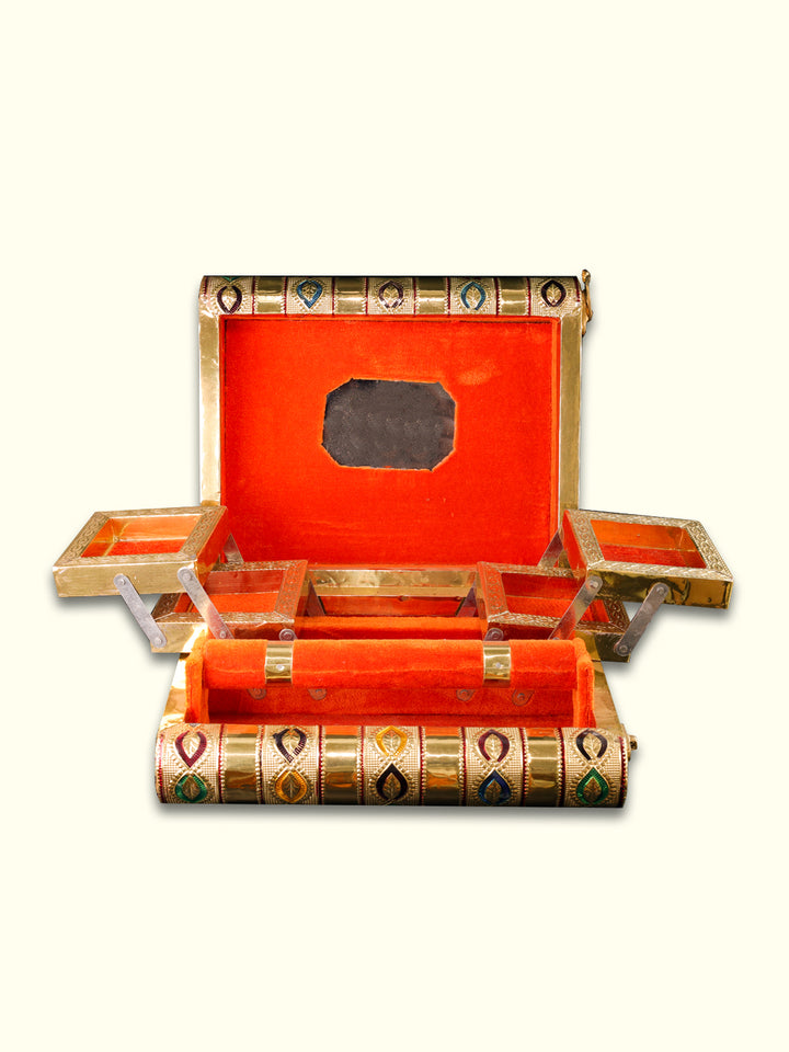 8.75" Wide Wooden Jewellery Box