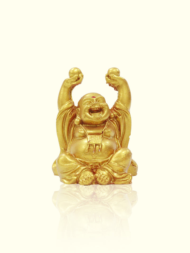 2.4" Wooden Base Happy Kubera