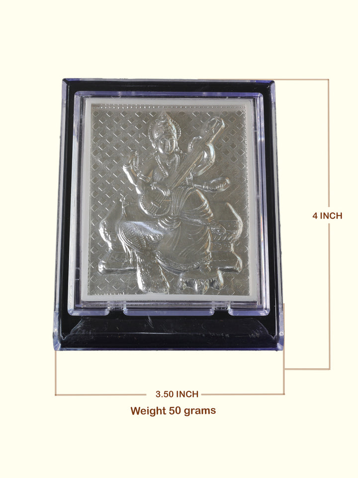 4" Saraswathi Photo Frame for Car Dashboard & Table Décor