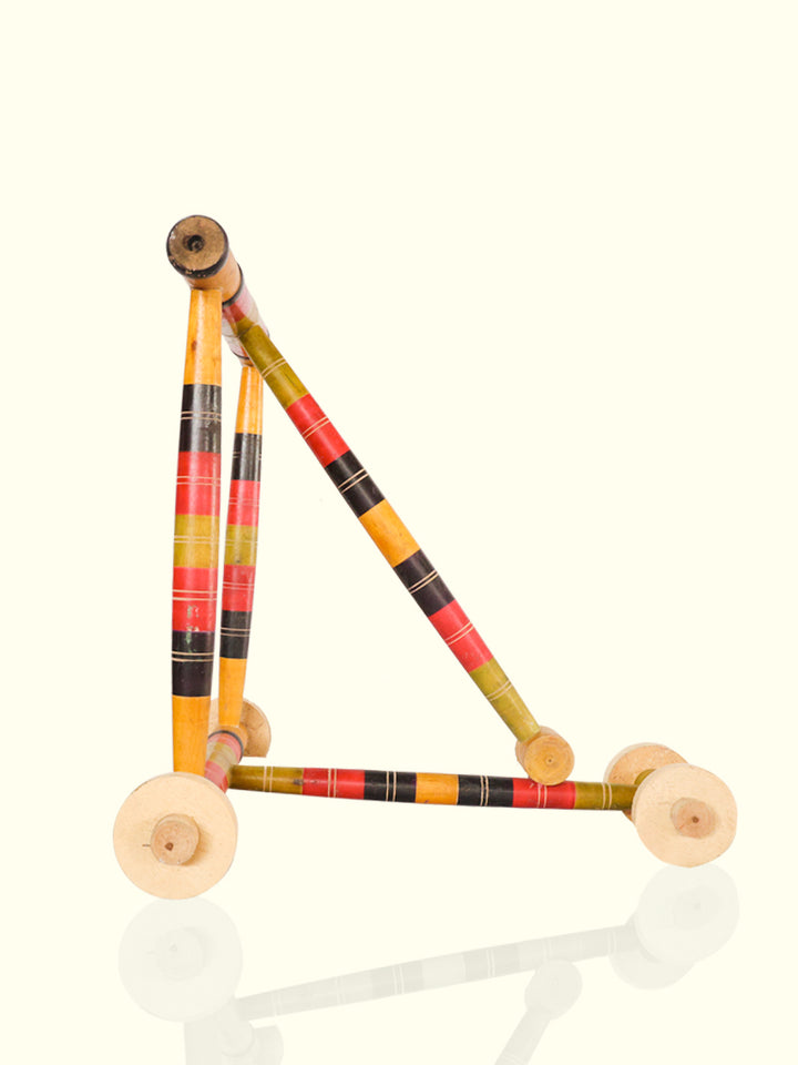 18" Wooden Multi-colour Walker for Toddlers