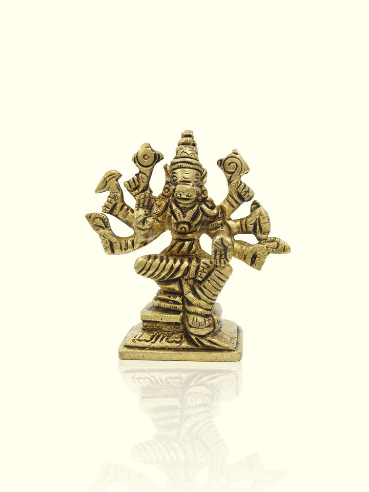 2.8" Brass Varahi Amman Idol