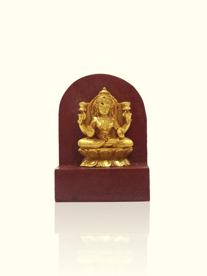 2.8" Wooden Base Lakshmi