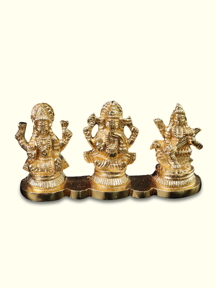 4" Wide Lakshmi, Ganapathy & Saraswathi