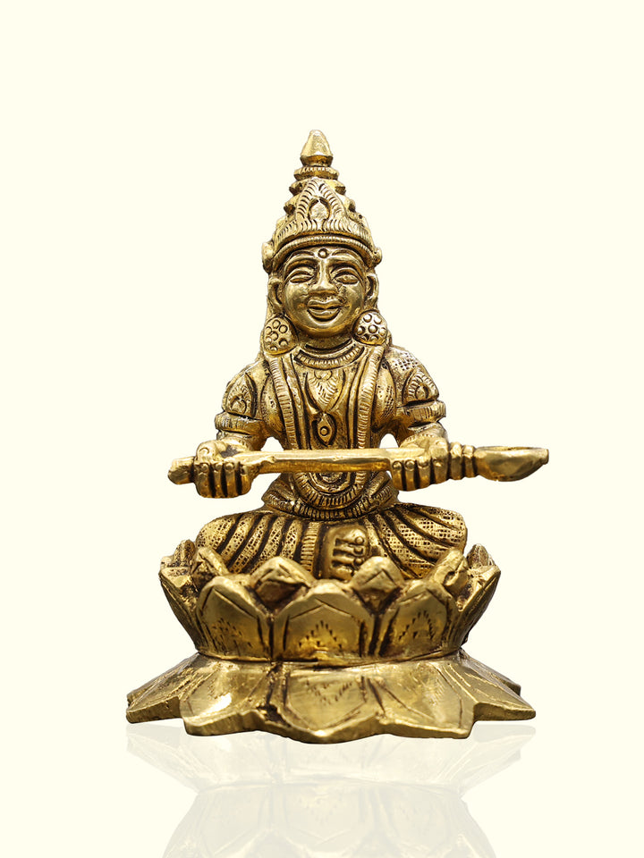 4" Brass Annapoorani Idol