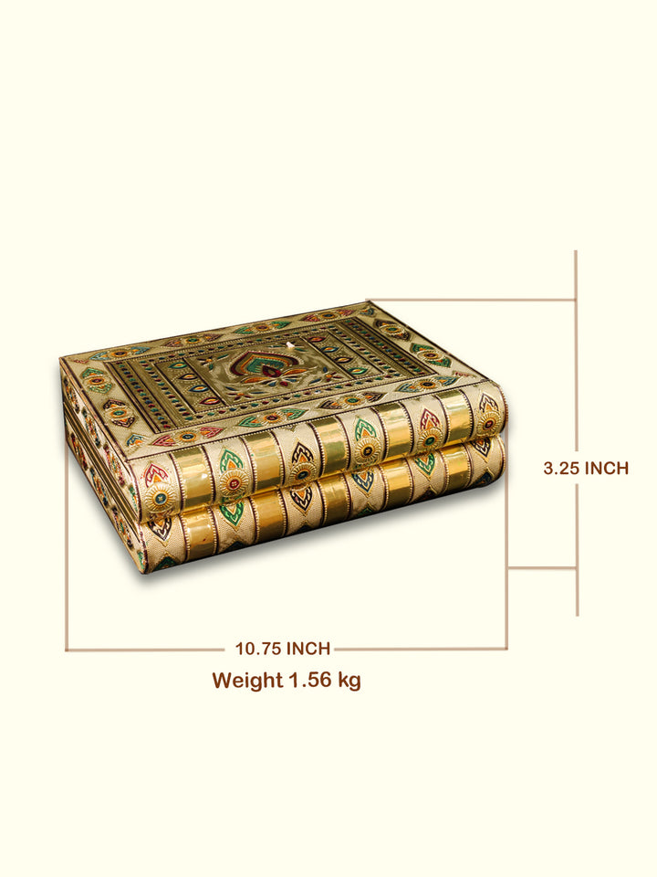 10.75" Wide Wooden Jewellery Box