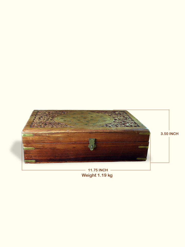 11.75" Wooden Box (Rectangle Shaped)