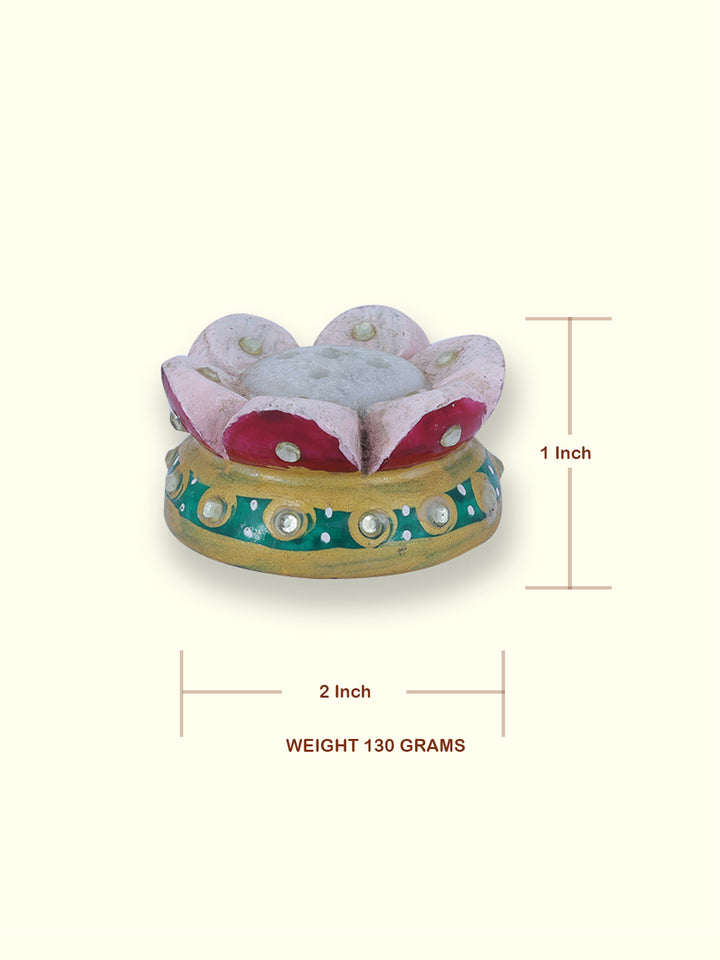 2" தாமரை அகர்பத்தி ஸ்டாண்ட் (பளிங்கு)