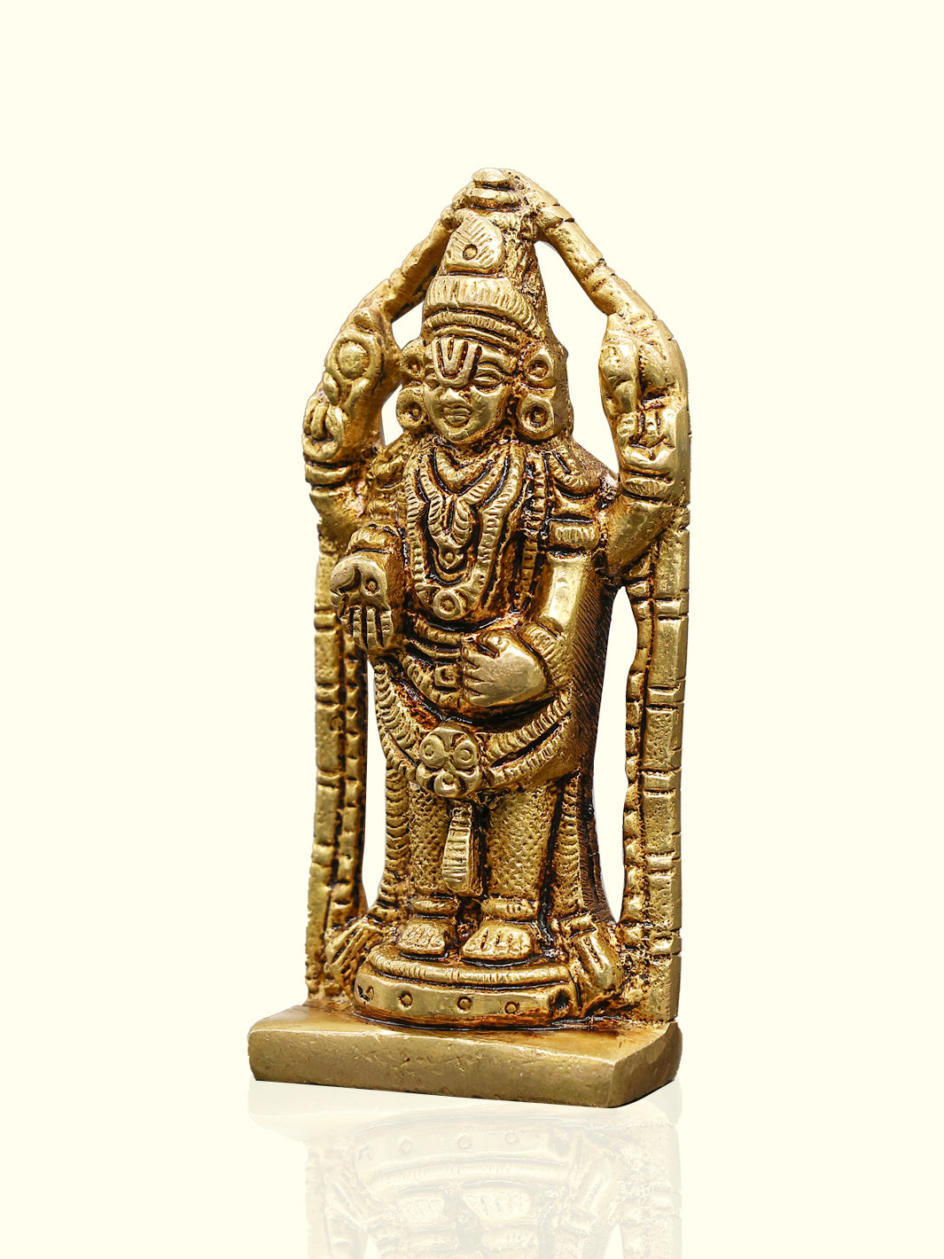 4" Brass Balaji Idol