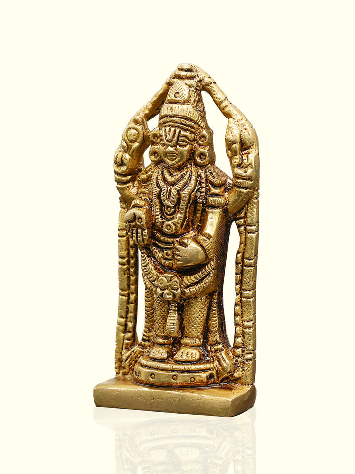 4" Brass Balaji Idol