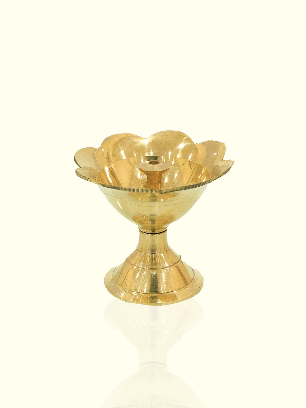 1.8" Brass Devdas Lamp