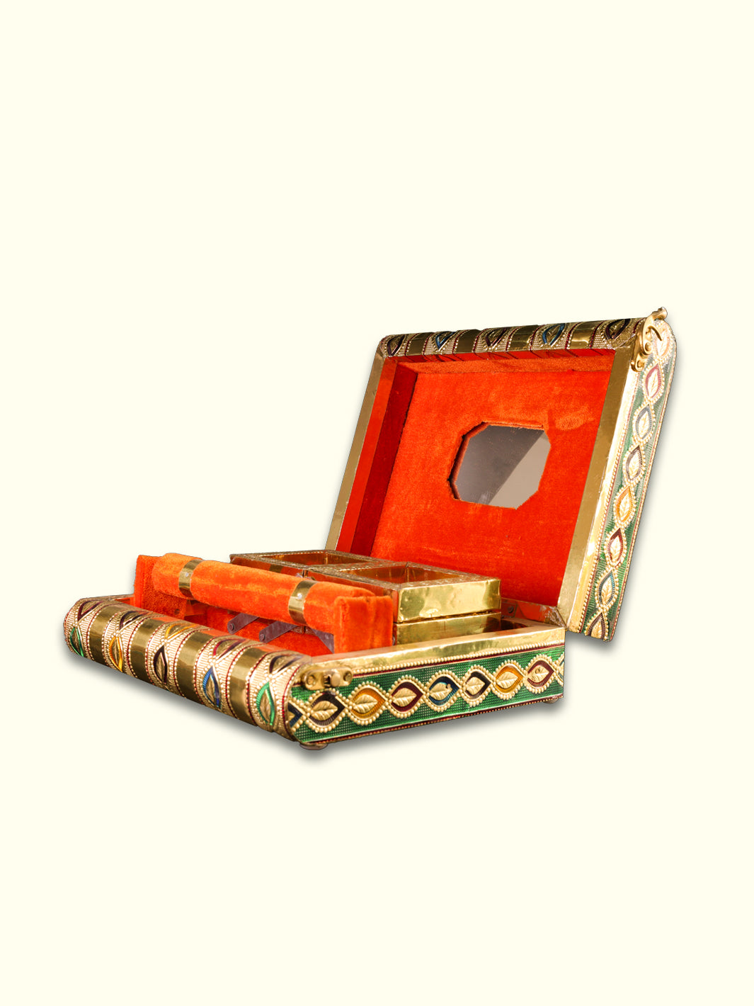 8.75" Wide Wooden Jewellery Box