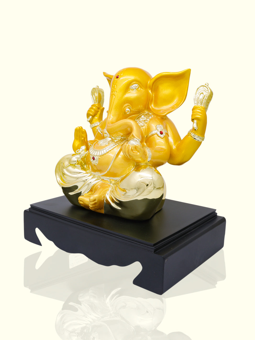 10.5" Ganapathy in Sitting Position (Yellow Colour)