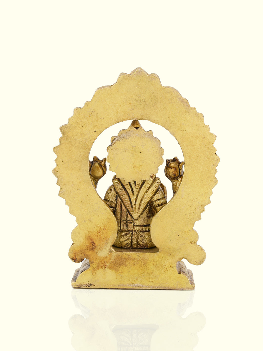 4" Brass Lakshmi Idol