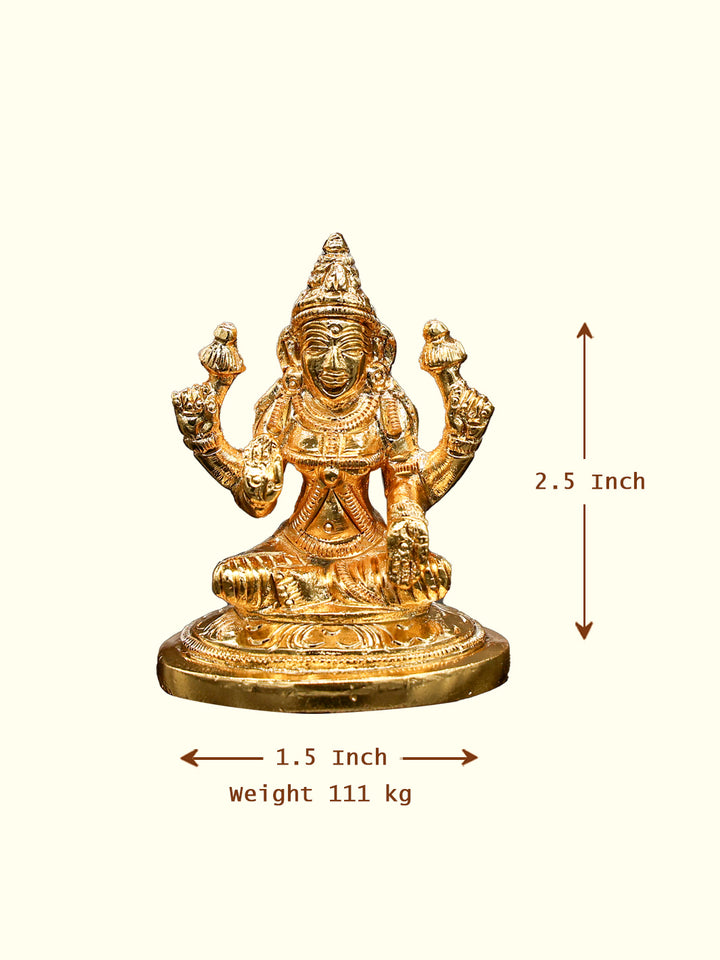 2.5" Brass Arch Lakshmi Polla