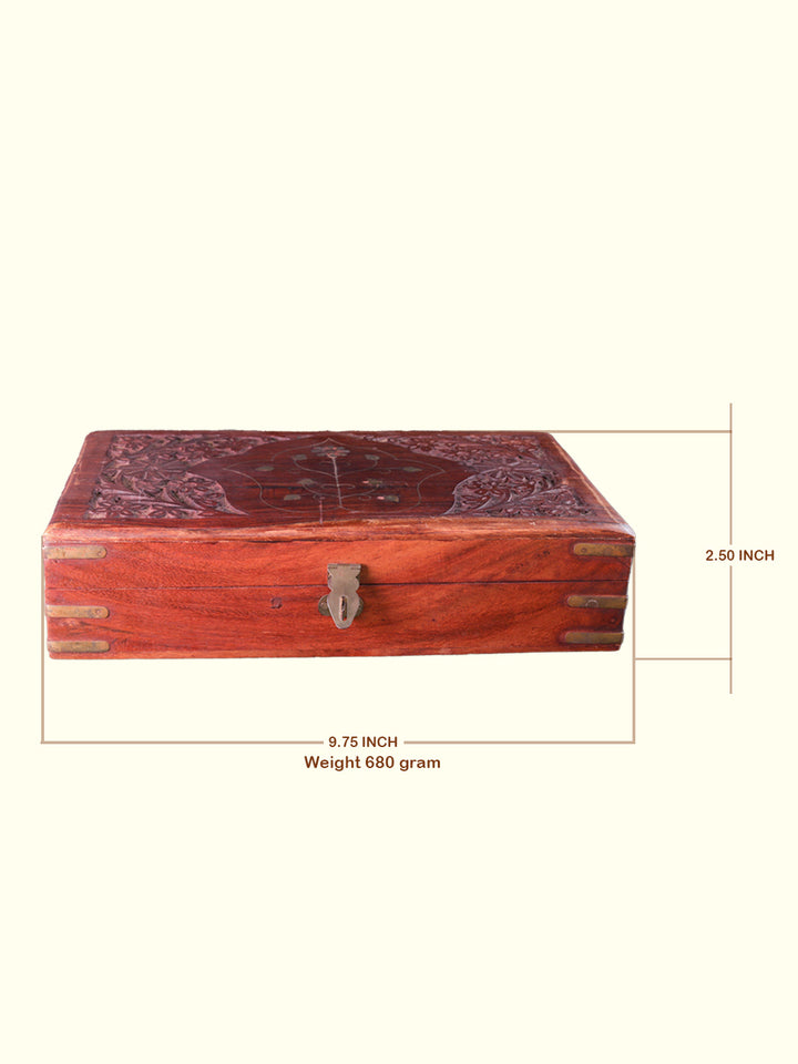 9.75" Wooden Box (Rectangle Shaped)