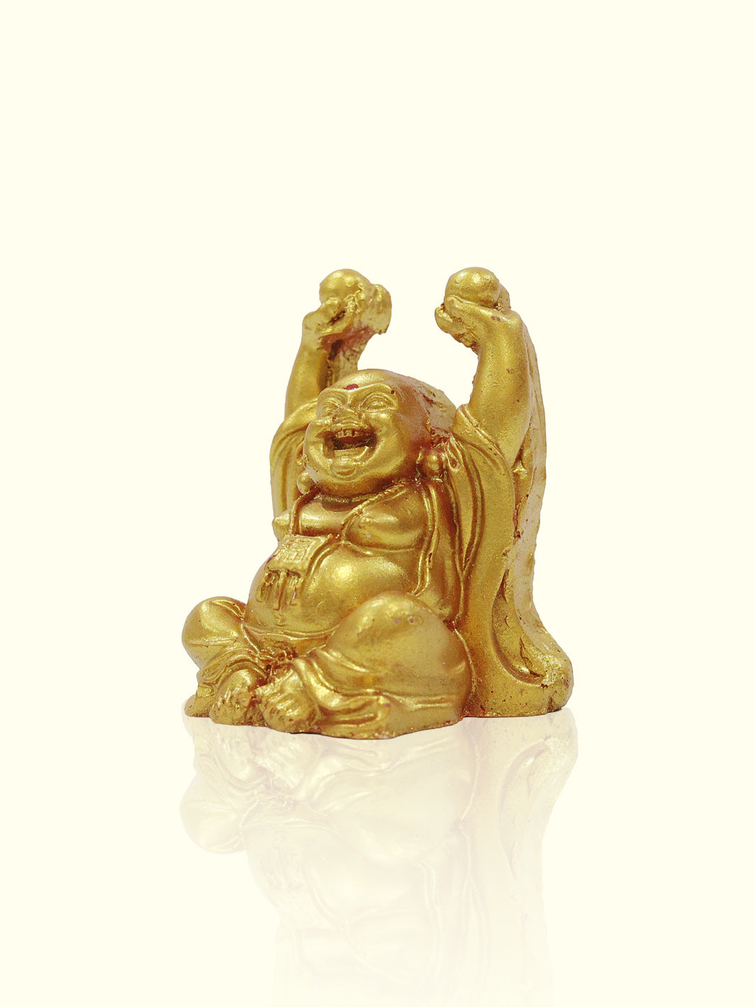 2.4" Wooden Base Happy Kubera