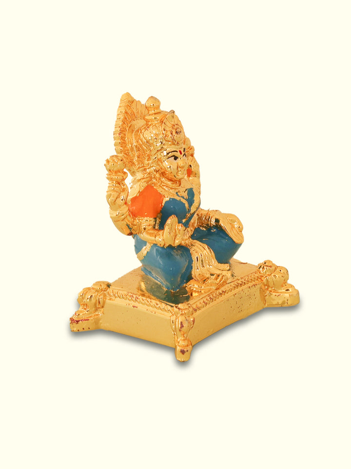 2.25" Lakshmi Devi with Blue Sari