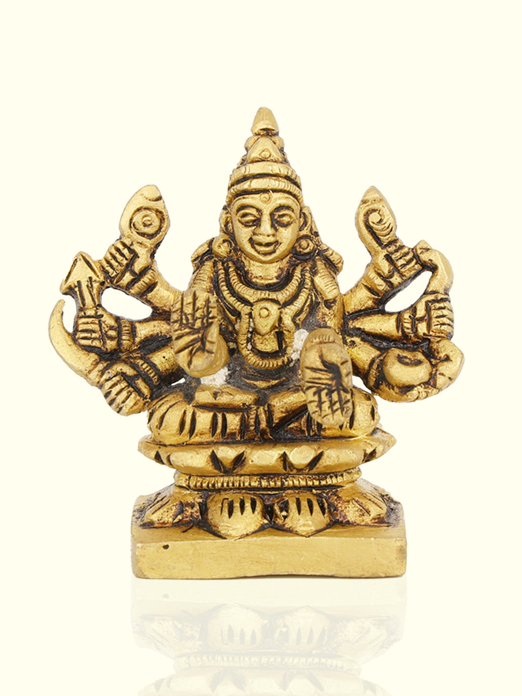 2” Elegant Brass Astalakshmi Super Fine Set