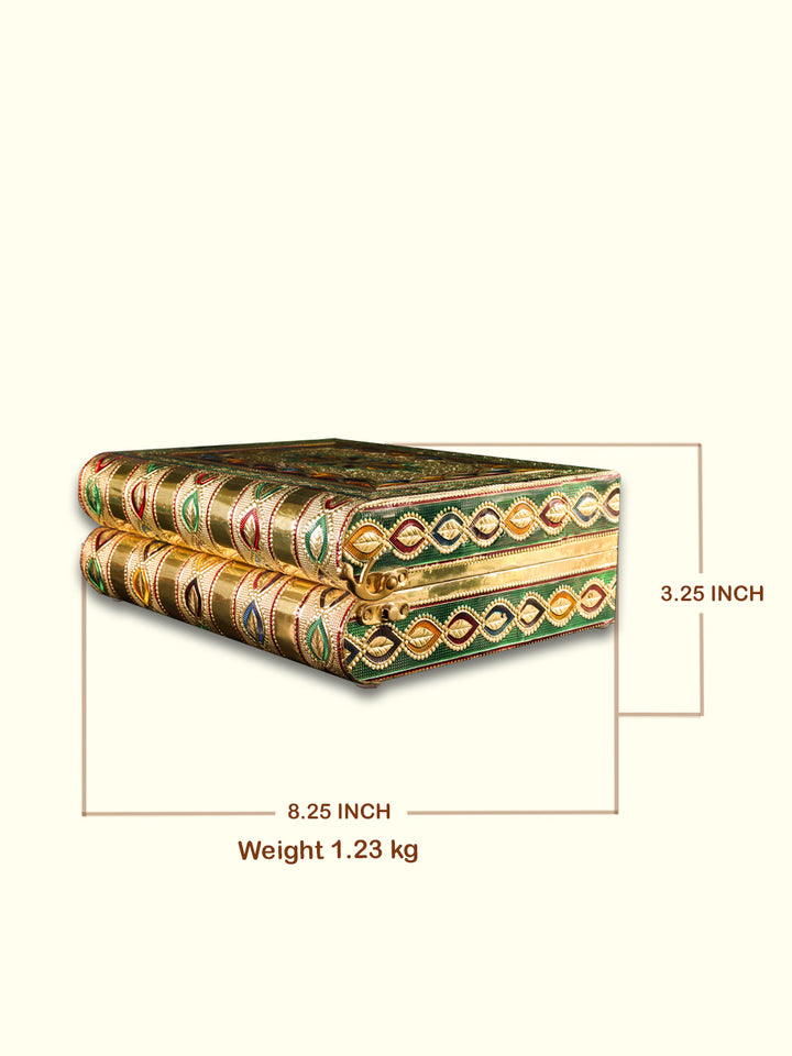 8.75" Wide Wooden Jewellery Box