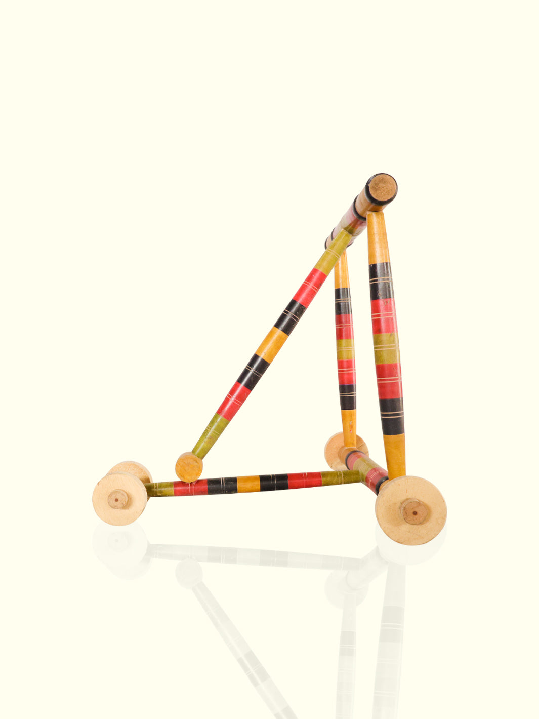 18" Wooden Multi-colour Walker for Toddlers