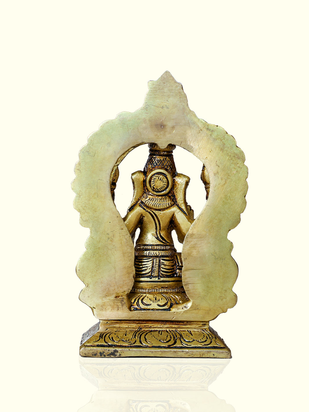 5.5" Brass Arch Ganesh Idol